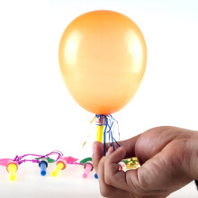 Colorful Balloon Whistle with Blower – 12 pcs