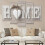 Ensemble de 5 panneaux décoratifs sur toile Prettyui HOME 1