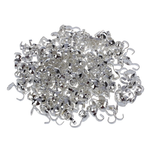 Accessori per collane in argento, fermagli per gioielli, 200 pezzi