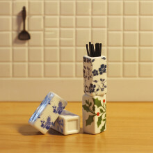 Chopstick Tube Statue Ceramic Tableware Storage Ornament