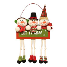 Décorations de Noël pour l'intérieur et l'extérieur, fenêtres et portes, Père Noël