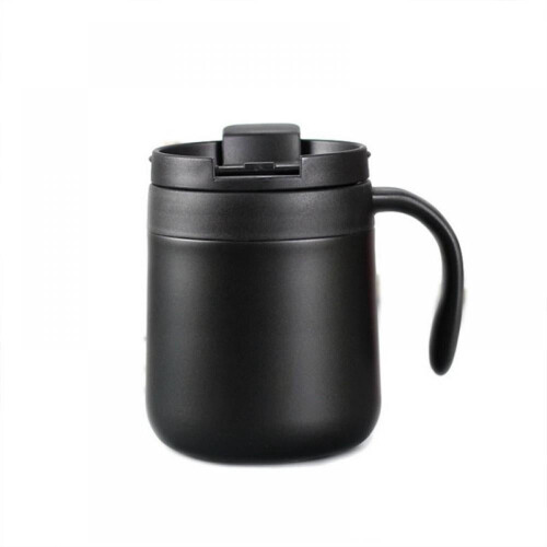 Mug isotherme en acier inoxydable avec anse, 350 ml