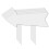 Gardenne Blank Directional Yard Signs 1 or 5 pcs 1