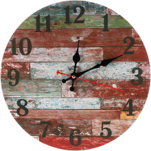 Vintage Wall Clock Quiet Movement 12-inch