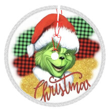 Grin-Ch Christmas Tree Skirt 48 Inch Rustic Holiday Decor