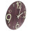 Digital Wall Clock Retro PVC Decorative Hanging 1pc 1
