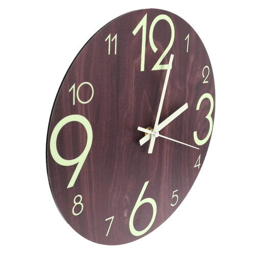 Digital Wall Clock Retro PVC Decorative Hanging 1pc