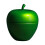 Apple-shaped metal storage box for tea or candy 1