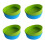 Conjunto de 4 Formas de Silicone Redondas para Bolo de 26cm/10 Polegadas (Cores Azul e Verde Aleatórias) 1