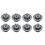 Dishwasher Rack Wheels Replacement 8-Pack, Compatible with Bosch Siemens NEFF, Lower Rack Rollers for Smooth Gliding 1