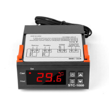 Digital Temperature Controller 24V with 10A Relay for Incubator, Freezer & Industrial Equipment