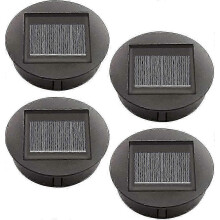 Ersatzteile für Solarleuchten, IP65 wasserdichte LED-Lampen, 4er-Pack, kompatibel mit Gartenleuchten
