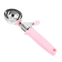 Eiskugelportionierer aus Edelstahl, lebensmittelechtes Material, ergonomischer Griff für den privaten und gewerblichen Gebrauch