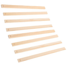 Ceramic Clay Slab Guide Strips, Wooden Rolling Tools, 8-Piece Set for Pottery Craft