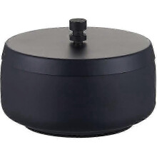 Buitenasbak van roestvrij staal, gesloten, wind- en regenbestendig, met geurwerend deksel en antislipmat voor woonkamer en balkon.