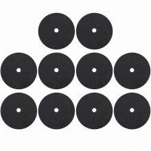 Unkrautvlies 10er-Pack biologisch abbaubar, 52 cm Durchmesser, 6 cm Lochabstand, für Gartenbau und Obstplantagen