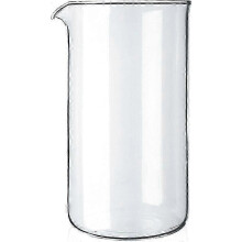 Bicchiere di ricambio in vetro borosilicato per caffettiera French Press da 1 litro, resistente al calore e lavabile in lavastoviglie