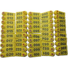 Marchi auricolari per pecore 100 pezzi numerati TPU laser per capre bovini suini