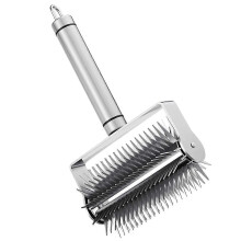 Freeze Drying Pin Roller 430 Stainless Steel Silver 8.27 Inch for Piercing Blueberries Grapes Produce for Dehydrating