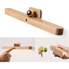 LED-badkamerspiegellamp 4W USB oplaadbaar draadloos aanraakgevoelig dimbaar neutraal wit werkt op batterijen voor badkamer en gang 30x2x3cm