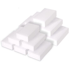 Magic Sponges 24 Pack 10 x 6 x 2 cm Wood Cellulose Smudge Stain Remover for Kitchen Bathroom Car Household Surface Cleaning