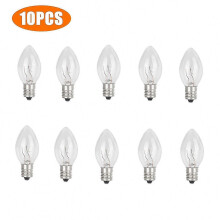 15W E12 Wax Warmer Bulbs 10/20 Pack, 2500K 100LM Warm White 110V, Compatible with Scentsy Night Light Plug-in Warmers