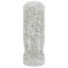 Stone Pestle Grinder Stick for Kitchen Herb and Garlic Mashing Smooth Non-Stick Crushing Head Ergonomic Grip 9.5cm