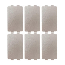 Fogli di mica per forno a microonde, compatibile con la maggior parte dei modelli, 6 fogli 11.6x6.5x0.1 cm