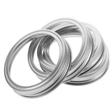 Anelli di germinazione in acciaio inox 304, compatibili con barattoli Mason a bocca standard da 86 mm