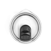 1 Pack Magnetic Spill Resistant 30OZ Tumbler Lid Black ABS Shatter Resistant Thermal Insulation for Car and Bag Storage