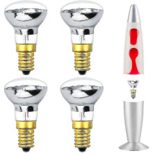 Lavalamp met 25W E14 R39 fitting, warm wit reflectorspot, set van 4, 220-240V 150lm voor thuis- en professionele verlichting.