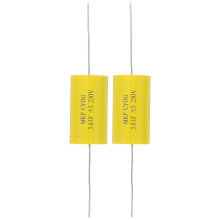 Condensatore crossover assiale 4.7μF 250V a film per altoparlanti audio, 2 pezzi