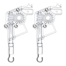 Venetian Blind Wand Tilter Set 2 Pack, 2 Inch Heavy Duty with Metal Hook, Compatible with Standard Horizontal Blinds