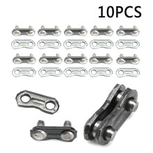 Chainsaw Chain Joiner Links 10 Pcs Stainless Steel Compatible with 325 058 Chainsaw Chains 1.5x0.5cm 0.3cm Hole Diameter