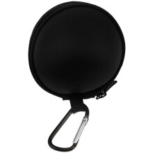 Yo-Yo Storage Bag Black EVA Portable Carrying Case with Waist Buckle 7cm / 2.75in Cube for Home Travel School Use