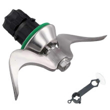 Dough Knife Replacement Accessory compatible with Thermomix TM6 TM5 TMF Stainless Steel Mixing Blade with Suction Wrench