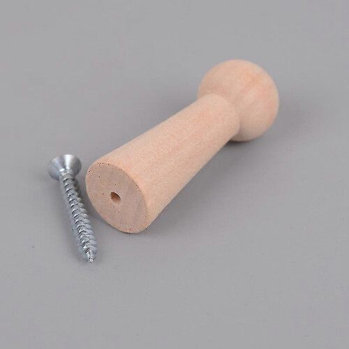 Ganci da parete in legno 10 pezzi per appendere cappotti, cappelli e chiavi