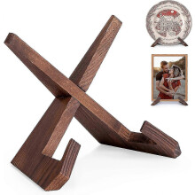 Tellerständer, 16,5 cm (6,5 Zoll), Kiefernholz, für Dekoteller, Fotos, Bücher, Schallplatten, Tablets, Heim- und Ladenpräsentation