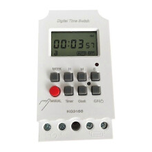 Digitale programmeerbare timerschakelaar 220V 25A, 32 programma's, DIN-railmontage, timer 1 seconde - 168 uur, LCD-scherm