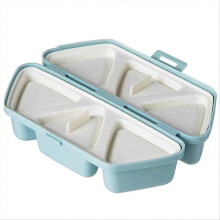 Japanese Triangle Sushi Mould Set 6 Moulds Plastic Rice and Vegetable Roll Maker for Kitchen Picnics Camping Sushi Preparation
