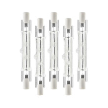 R7S Halogeenlamp Lineair 300W 220-240V Dimbaar 360 Graden 118mm voor Schijnwerpers en Podiumverlichting (5 stuks)