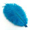 Straußenfedern, Seeblau, 20–25 cm, 50 Stück 1