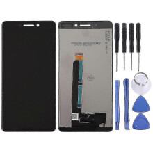 TFT LCD Screen with Digitizer Full Assembly compatible with Nokia 6 2018 6.1 SCTA-1043 TA-1045 TA-1050 TA-1054 TA-1068 Black