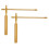 Dowsing Rods 2 Pcs Brass Adjustable Retractable Outdoor Water Metal Artifact Finding Divining Tool 1