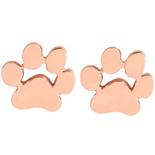 Women's paw-shaped ear stud earrings for parties