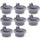Dishwasher Lower Basket Wheels, 8-Pack Plastic Universal Replacement Rollers compatible with Siemens Bosch Beko Neff 1