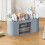 Pen Holder Storage Box Desktop Office Stationery 2PCS 1