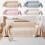 Polyester Sofa Blanket Full Cover 70.8" x 35.4" Beige 1