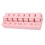 Rosa 7-Tage-Tabletten-Organizer 1,5 cm 7 Fächer 13