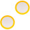 2-Pack Silicone Baking Mats Round 25.4cm 1